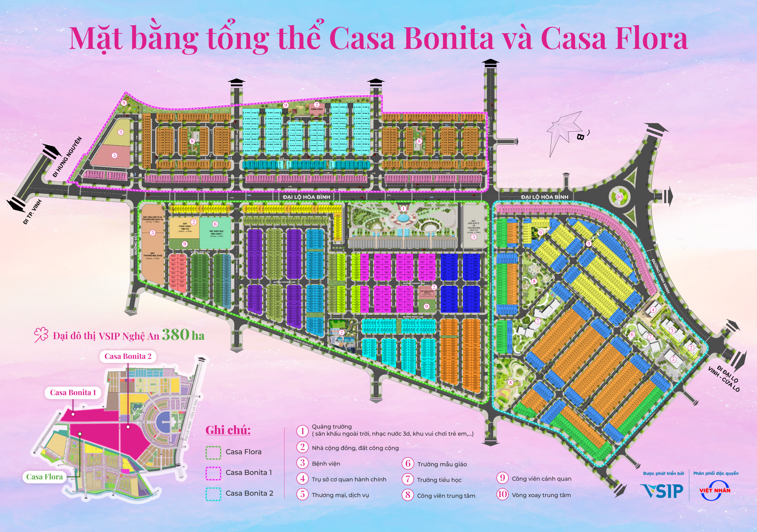 VSIP Nghệ An — Casa Flora & Casa Bonita