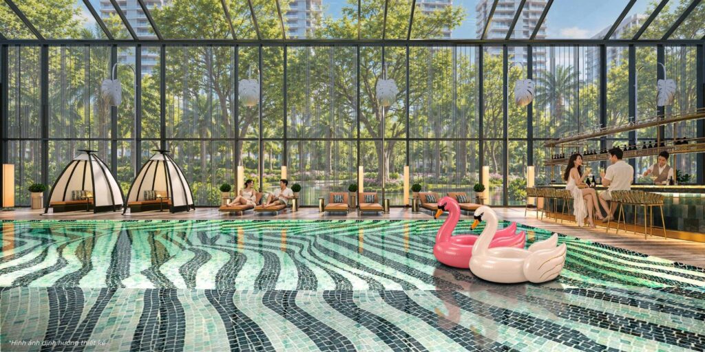 Bể bơi trong nhà chung cư cao cấp TP Vinh Sun Glory Residence