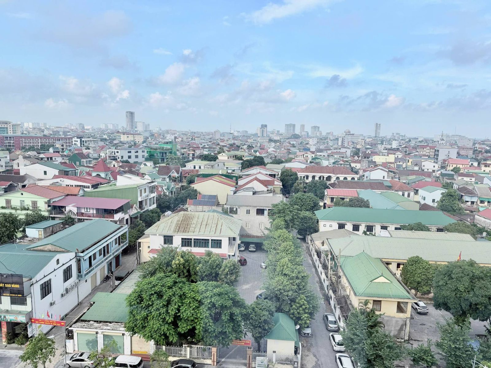 Toàn cảnh nhà phố TP Vinh nhìn từ trên cao